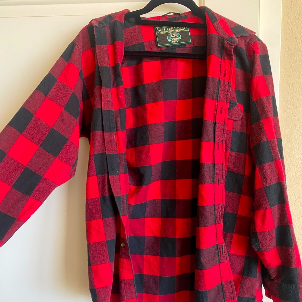 Sutter Creek by Levi Strauss:Red and Black Flannel